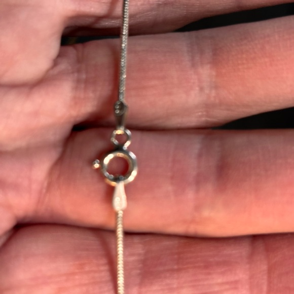 Sleek Sterling Silver Snake Chain Necklace - Picture 5 of 12